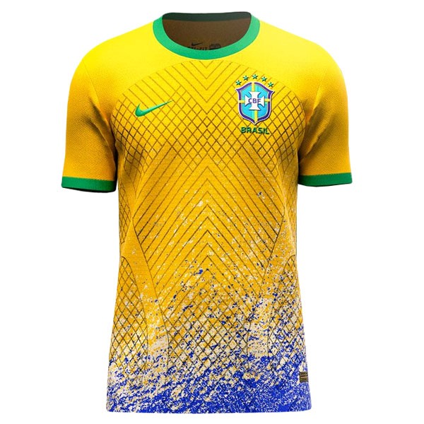 Thailande Maillot Football Brésil Domicile 2022 Jaune